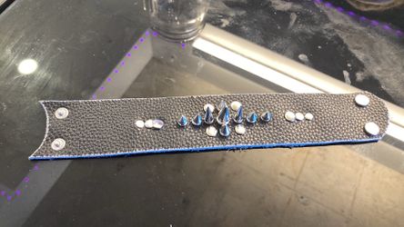 DIY punk bracelet