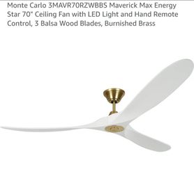 Monte Carlo 70 inch Fan