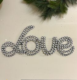 Love Bling Wall Decor 28x12
