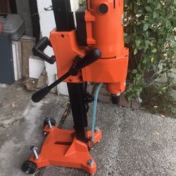 Concrete Core Drill Holds Up To 8 Inch Bit 