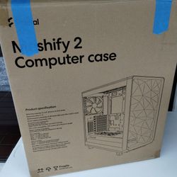 white fractal design meshify 2 ATX case