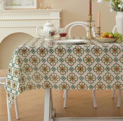 Tablecloth 60 X 120 inch Beige