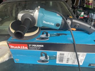 7” Makita Car Polisher and Accesories