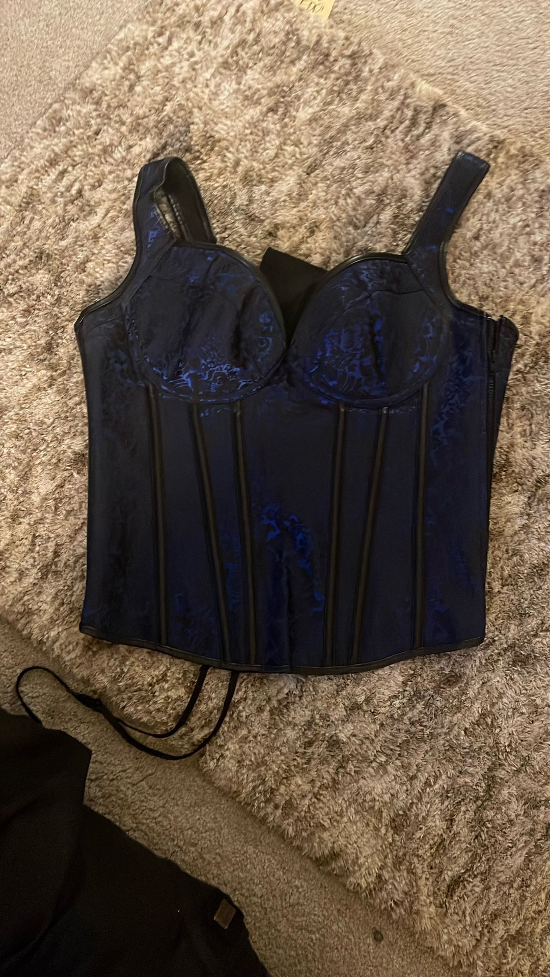 Black & Blue Corset