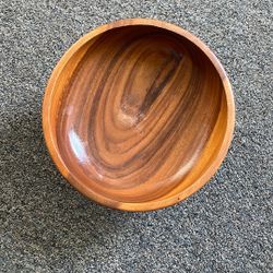 Used Wooden Fruit Bowl