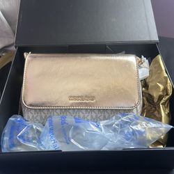 OBO-Authentic Micheal Kors Jet Set-Pale Gold