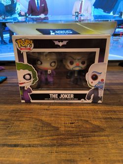 Super rare joker bank robber Funko heath ledger glow in the dark