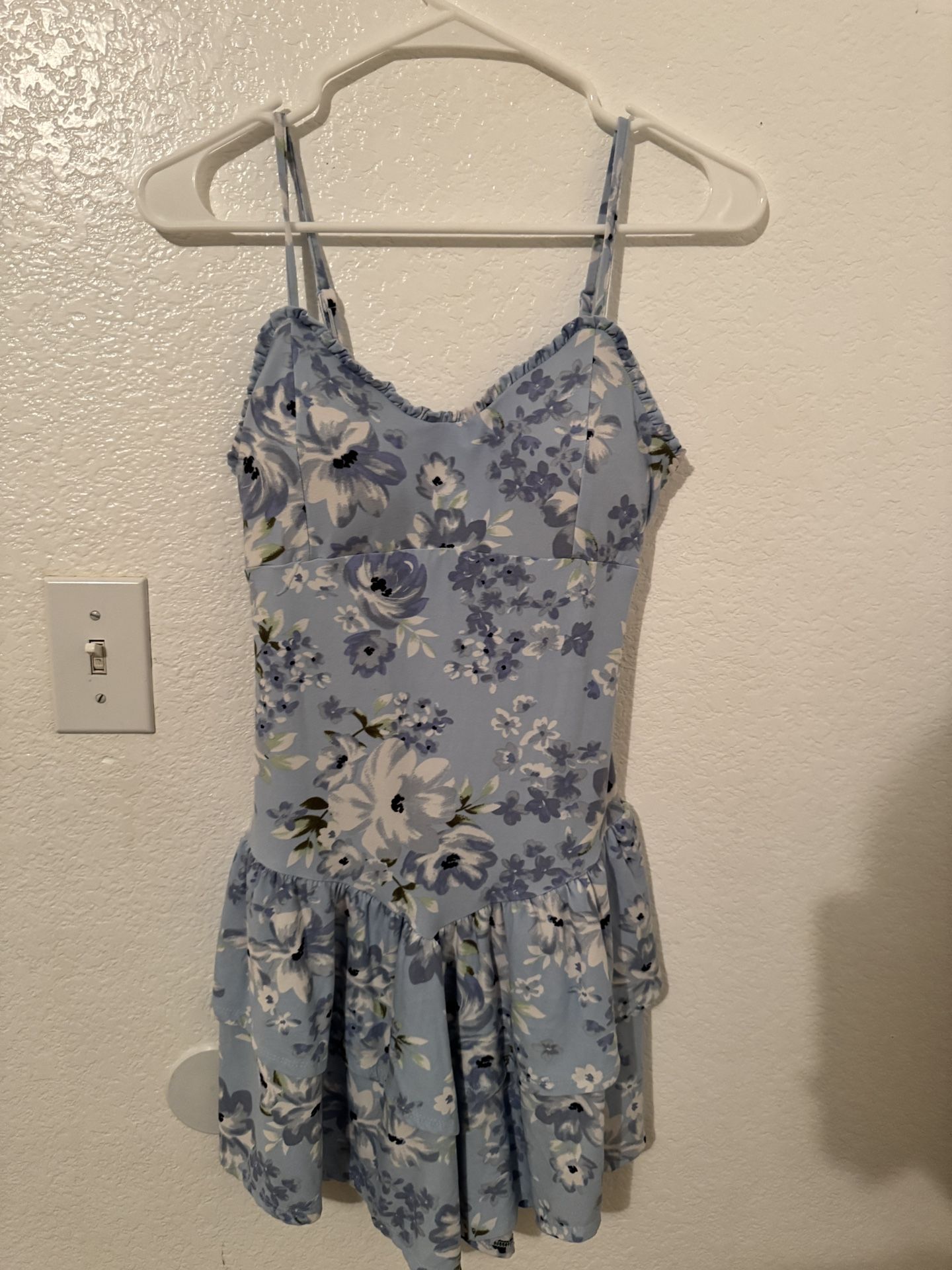 Blue flower dress