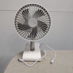 Portable Dest Fan 10" Tall 