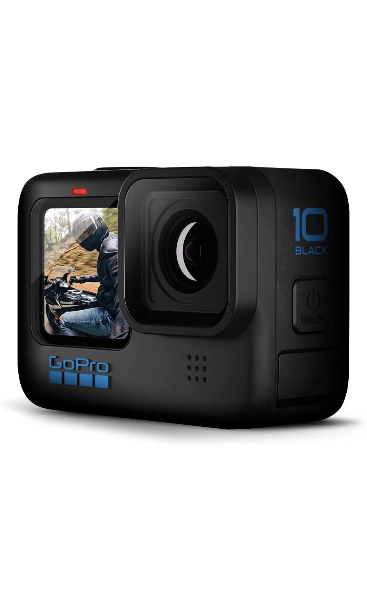 GoPro HERO10 Black (Hero 10) - Waterproof Action Camera with Front LCD and Touch Rear Screens, New GP2 Engine, 5K HD Video, 23MP Photos, Live Streamin