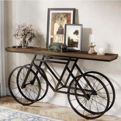 Tribesigns Bicycles Themed Console Table