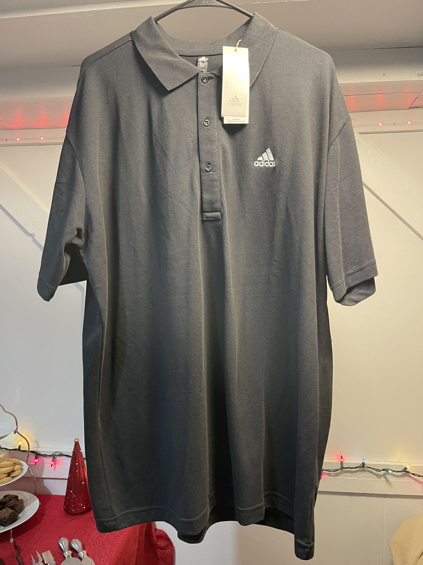 Adidas Large Polo Shirt, New