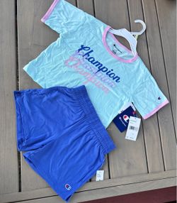 Champion Girls 2-Piece T-Shirt and Shorts Set