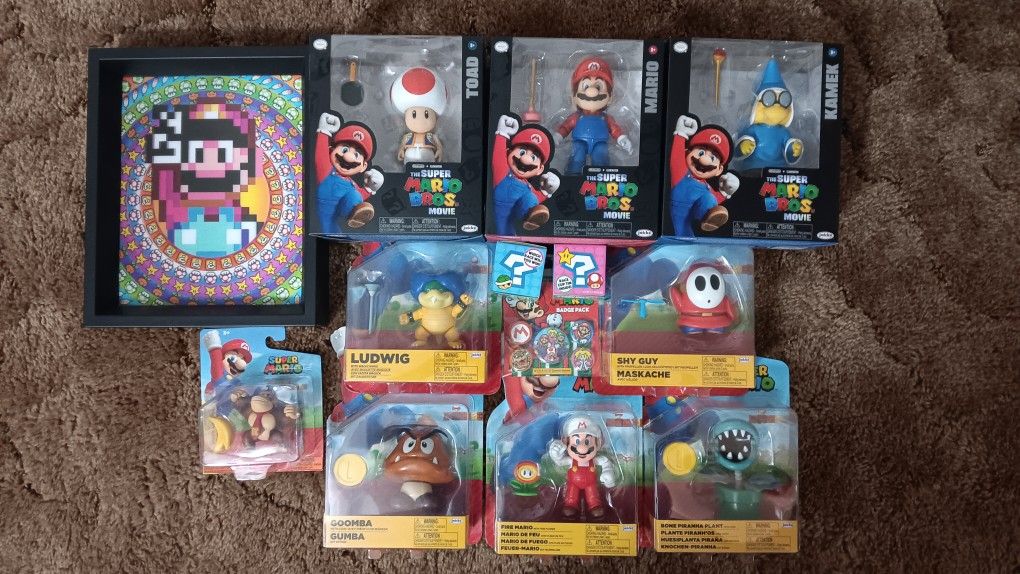 MARIO BUNDLE 2 Packs Of MARIO DIE CAST HOTWHEELS