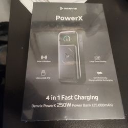 Denvix Powerx Power Bank Charger Charging 250 Watts New