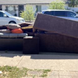Free Couches Sectional Free Curb Side