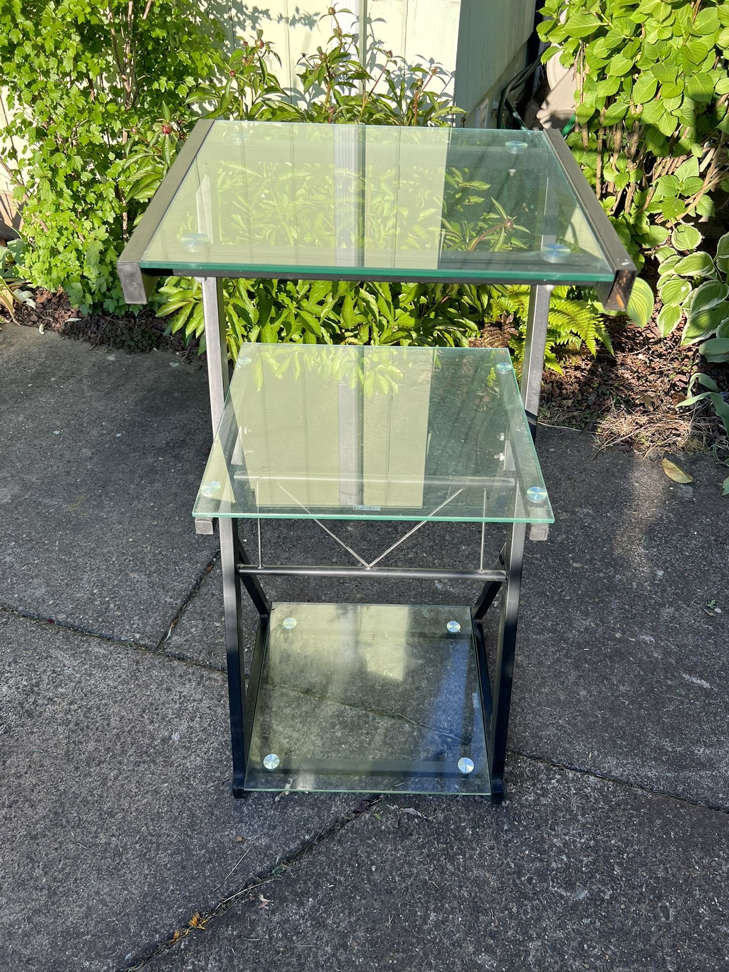 Glass Shelving Unit 