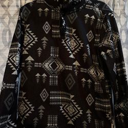 Aztec Print Quarter Zip