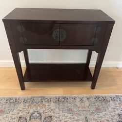 Dark Wood Console / Entryway Table