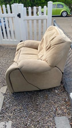 Brown recliner