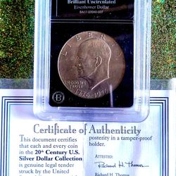 Bi centennial Eisenhower Dollar Coin