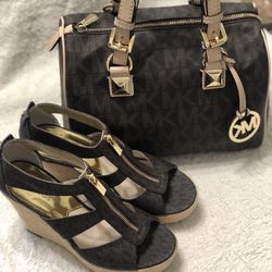 Mk Zapatos Size /7 Mk Bolsa