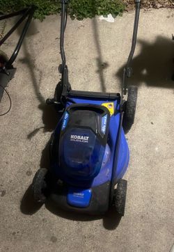 Workinh lawnmower no battery