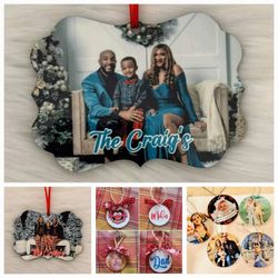 Custom Photo Ornaments 