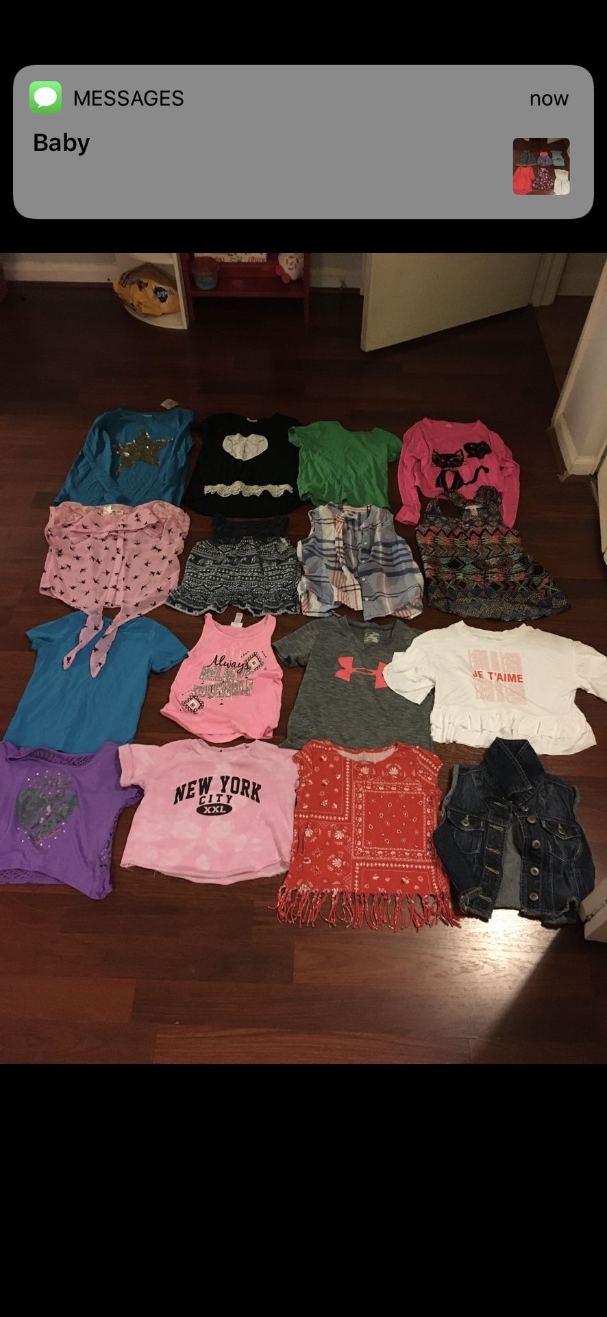 Girls clothing size7/8 make offer