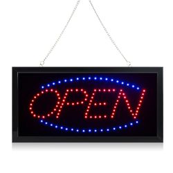 LED open sign for store