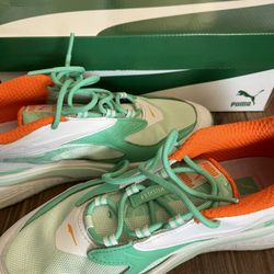 Puma RS Fast Minty Fresh Sneakers Shoes Casual 381500-01 Mens Sz US 9 