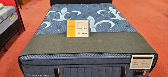 Stearns & Foster Lux Estate Elite medium eurotop 16" mattress (queen size)