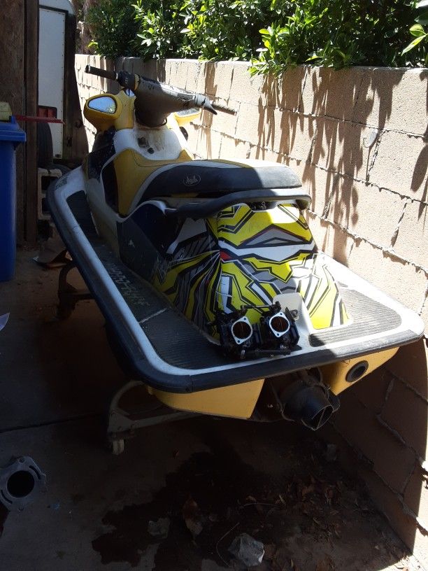 1997 Seadio XP 800 Series HULL ONLY NO ENGINE Pink In Hand Parts