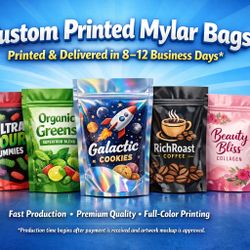 Custom Mylar Bags - Graphic Design deposit 