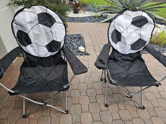 2 Folding Field Chairs