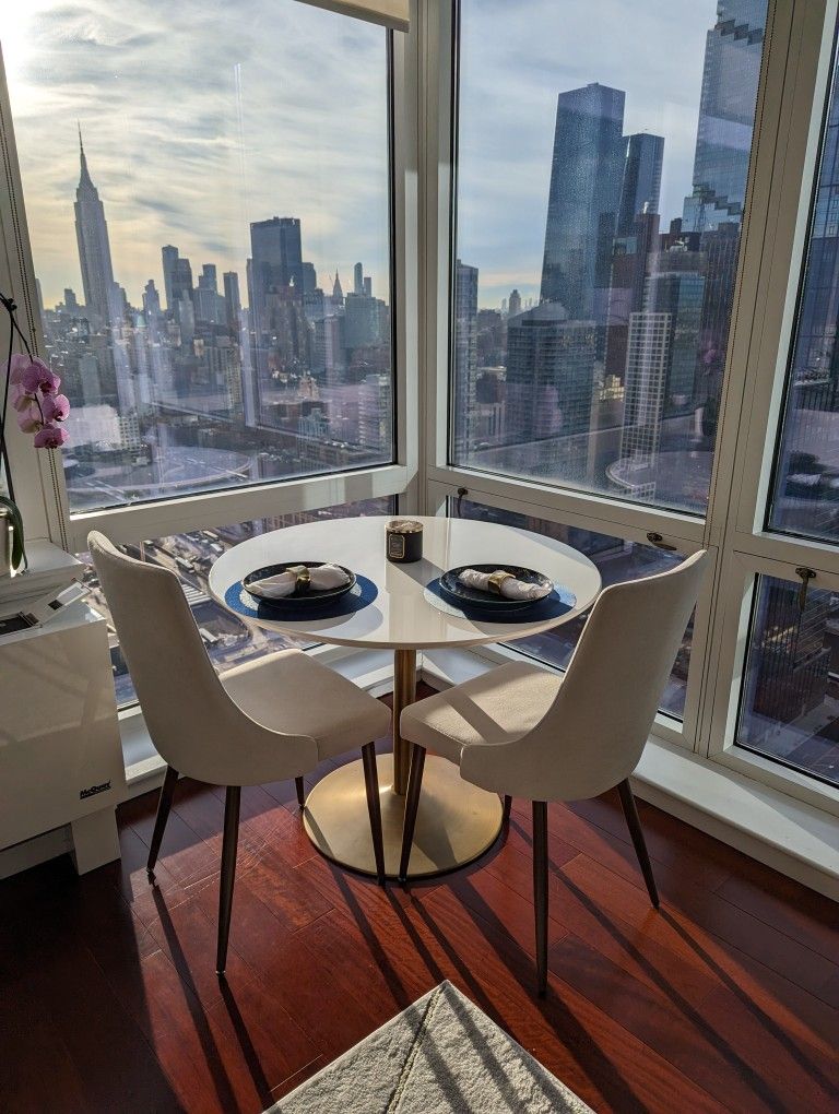 CB2 Table And 2 Chairs - Slight Damage