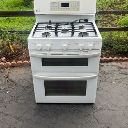 LG Gas Double Oven