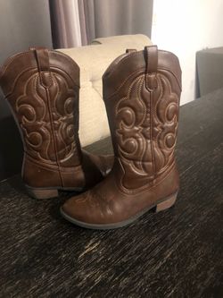 girl western boots size 2
