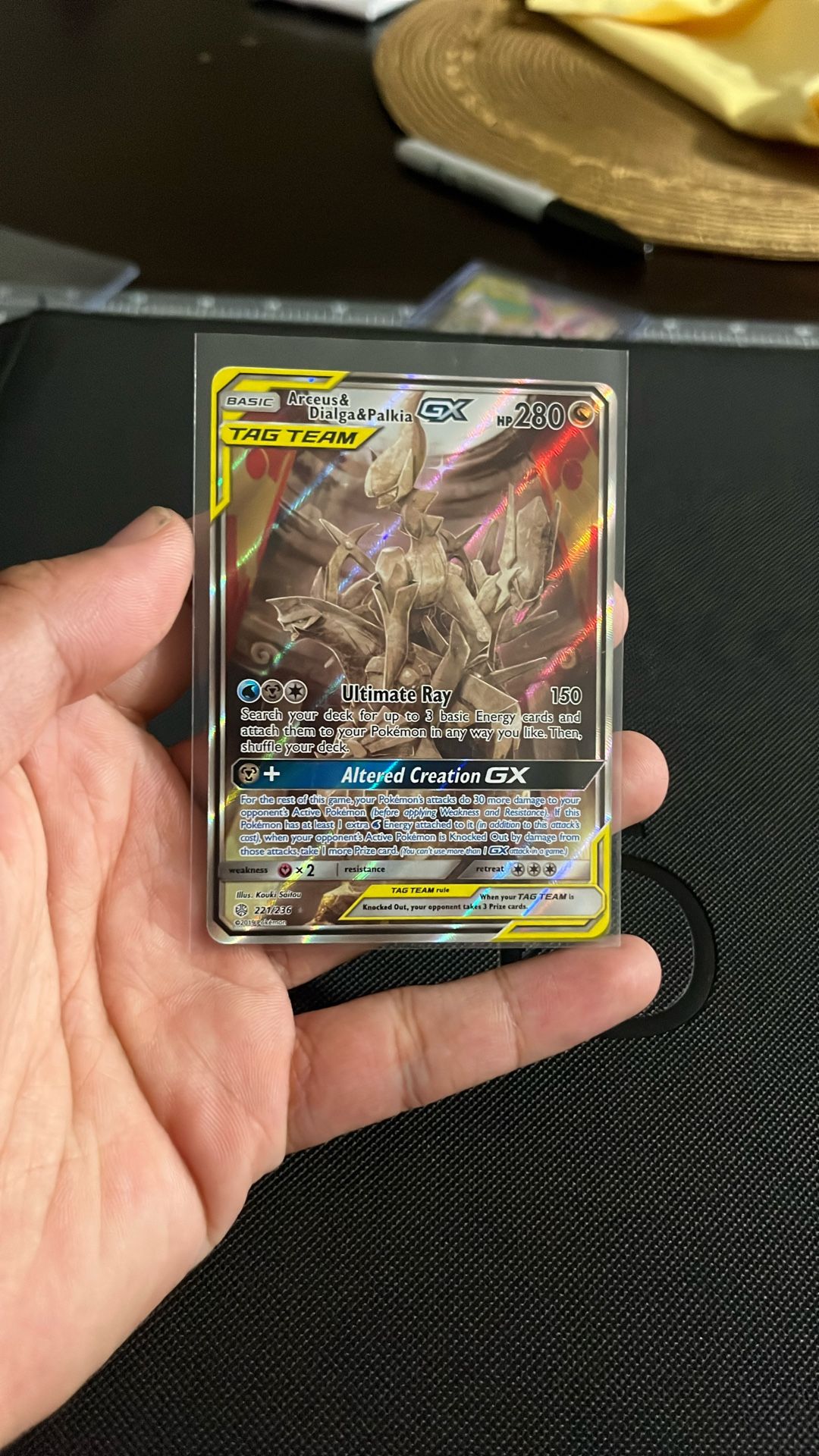 Arceus & Dialga & Palkia Gx Tag Team Pokemon