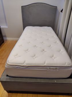 Twin Size Bed Set With Mattress.