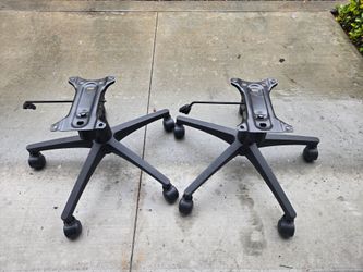Heavy-duty swivel office chair base