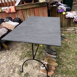Freshly painted black, Large Table top desk 