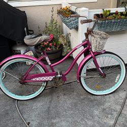 Girls Bike With Basket