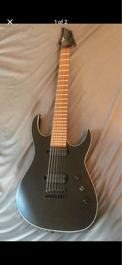 Upgraded Agile Epic 727 7 String Guitar with Upgraded Pickups and Tuners