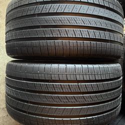 Pair Of 295 35 21 Michelin Pilot Sport As Tires 