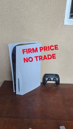 PS5 DISC VERSION + CONTROLLER, FIRM PRICE, NO TRADE, GREAT CONDITON.  READ DESCRIPTION FOR DETAILS
