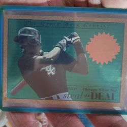 Michael Jordan baseball card