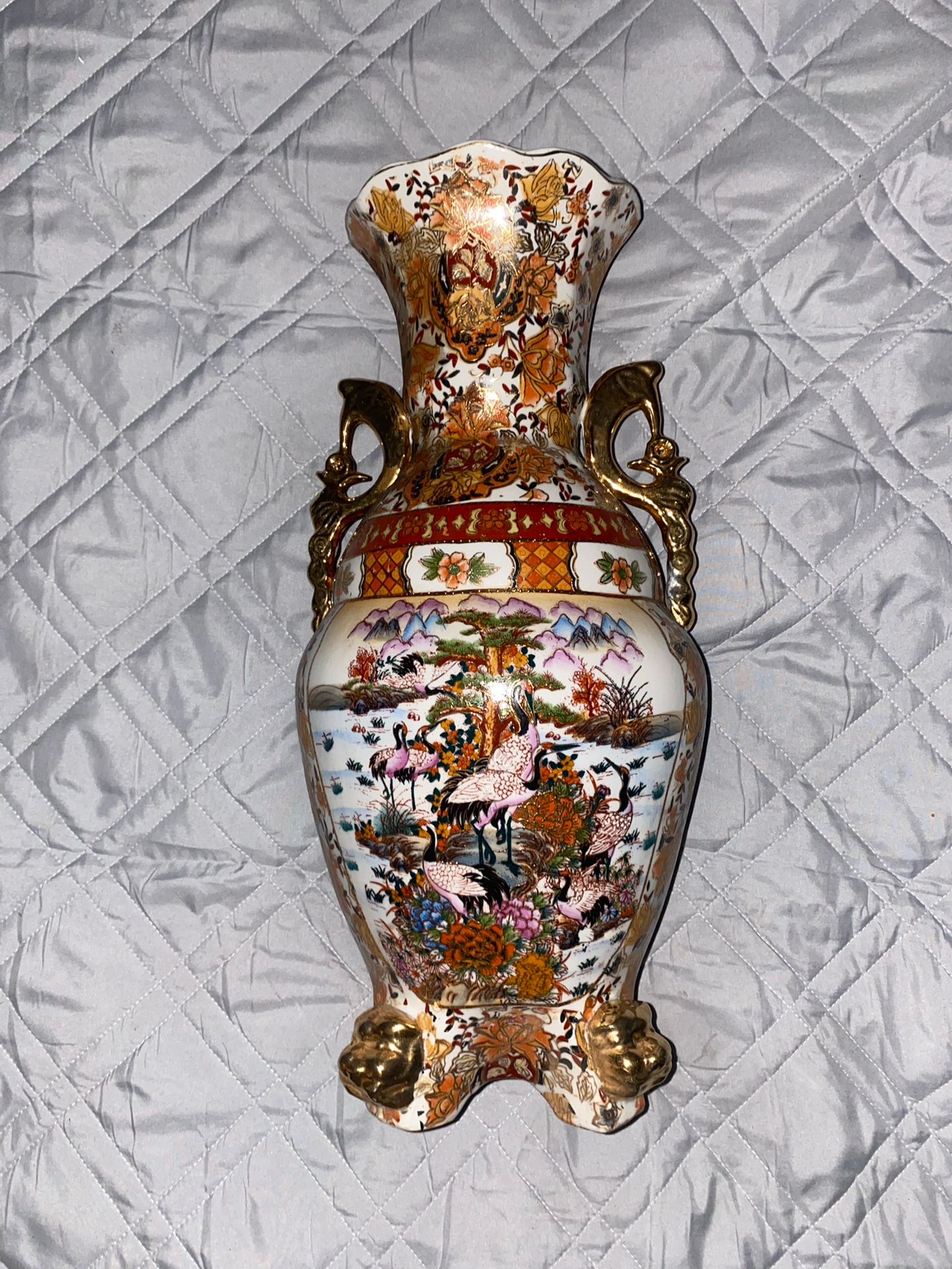 Satsuma Antique Vase 