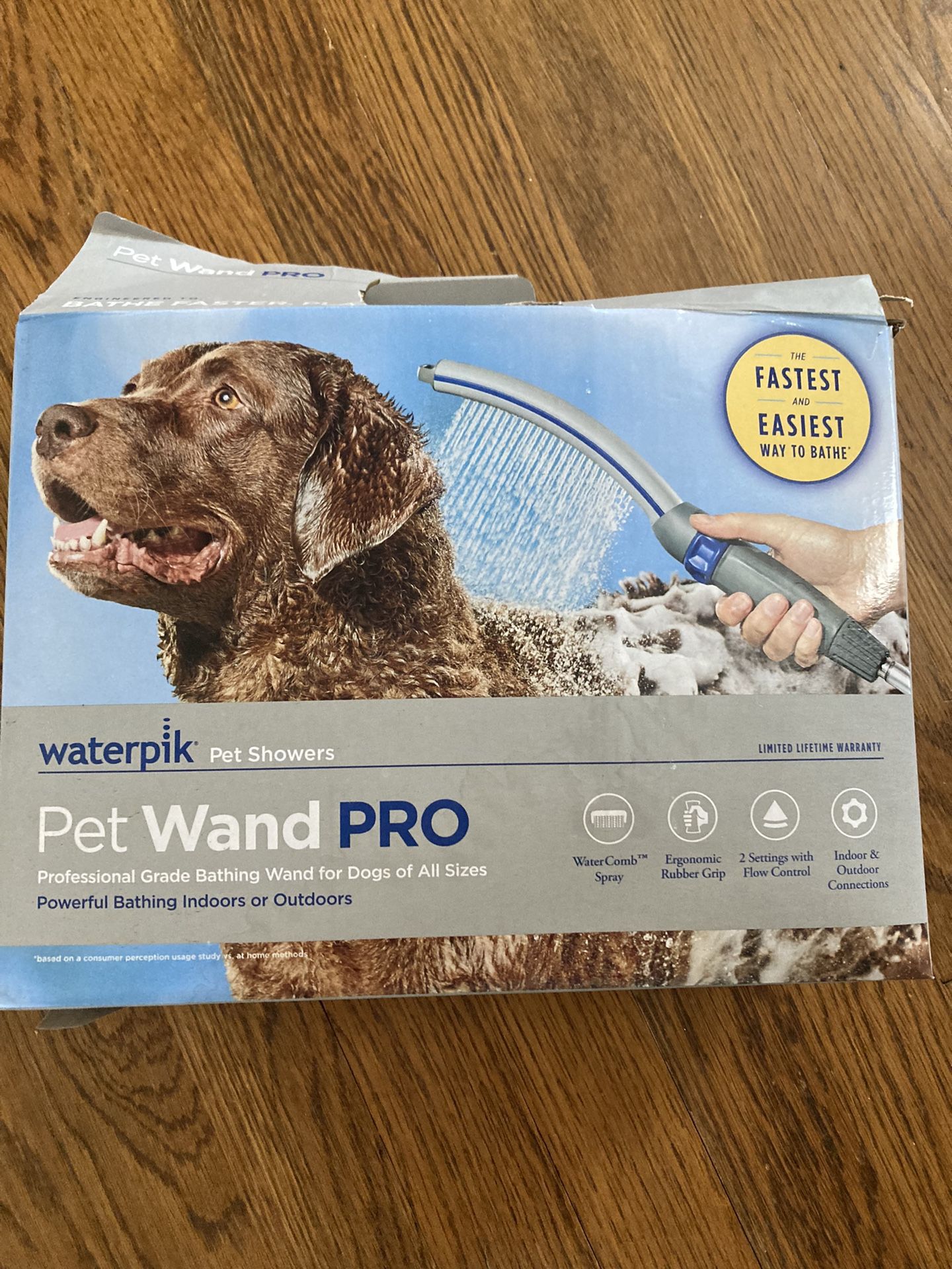 Waterpik Pet Washing Wand- New / Open Box