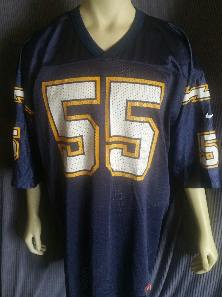 Vintage 1990's Champion Junior Seau #55 San Diego Chargers Football Jersey  for Sale in Stilwell, KS - OfferUp